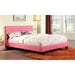 Evans E.King & Cal.King Bed Espressso, White, & Camel - LATIN HOME FURNITURE - (POMONA,CA)