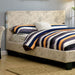 Evans E.King & Cal.King Bed Espressso, White, & Camel - LATIN HOME FURNITURE - (POMONA,CA)