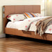 Evans E.King & Cal.King Bed Espressso, White, & Camel - LATIN HOME FURNITURE - (POMONA,CA)