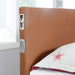 Evans E.King & Cal.King Bed Espressso, White, & Camel - LATIN HOME FURNITURE - (POMONA,CA)