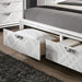 Emmeline 4 & 5 Piece Queen Bedroom Set Gray & White - LATIN HOME FURNITURE - (POMONA,CA)