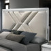 Emmeline 4 & 5 Piece Queen Bedroom Set Gray & White - LATIN HOME FURNITURE - (POMONA,CA)