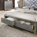 Emmeline 4 & 5 Piece Queen Bedroom Set Gray & White - LATIN HOME FURNITURE - (POMONA,CA)