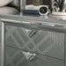 Emmeline 4 & 5 Piece Queen Bedroom Set Gray & White - LATIN HOME FURNITURE - (POMONA,CA)