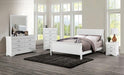 Louis Philippe Chest White - LATIN HOME FURNITURE - (POMONA,CA)