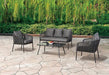 Myesha 4 Pc. Conversation Set - LATIN HOME FURNITURE - (POMONA,CA)