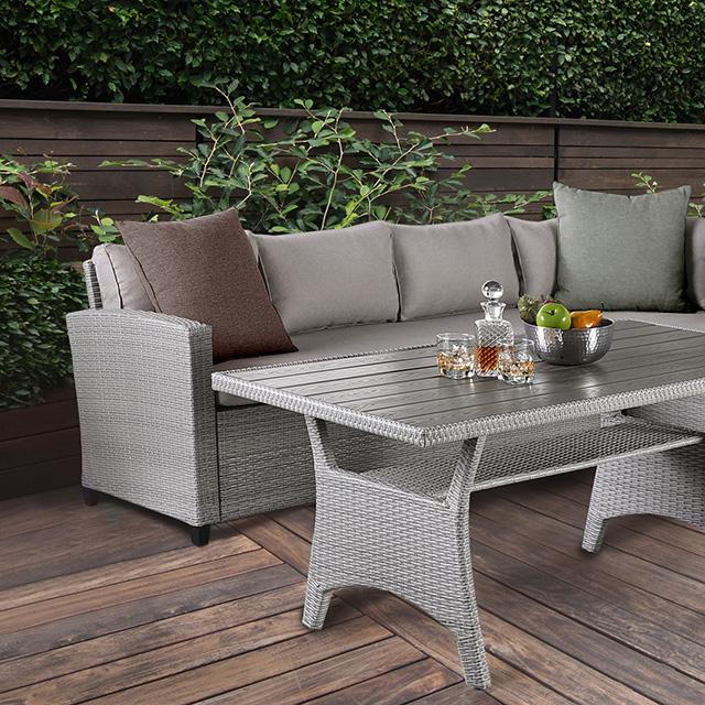 Kimara 3 & 5 Piece. Patio Dining Set - LATIN HOME FURNITURE - (POMONA,CA)