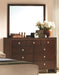 Crown Mark Furniture Evan Dresser in Warm Brown image