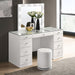 Crown Mark Furniture Avery Vanity in White B4850WH image