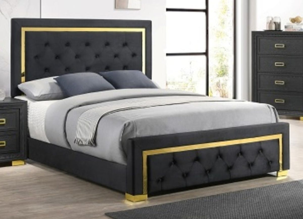 Crown Mark Furniture Pepe Queen Upholstered Bed image