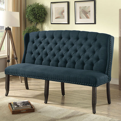 Sania 3-Seater Love Seat Bench - LATIN HOME FURNITURE - (POMONA,CA)