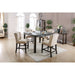 Sania 5 Pc Counter Ht Table Set Rustic - LATIN HOME FURNITURE - (POMONA,CA)