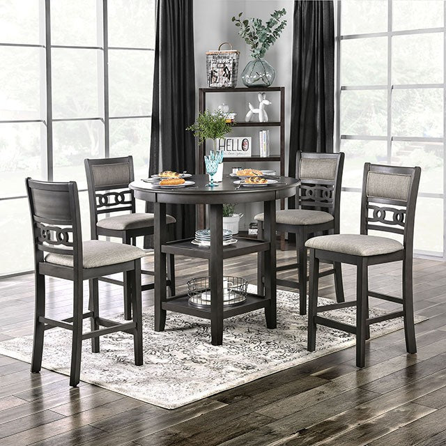 Milly 5 Pc. Counter Ht. Set - LATIN HOME FURNITURE - (POMONA,CA)