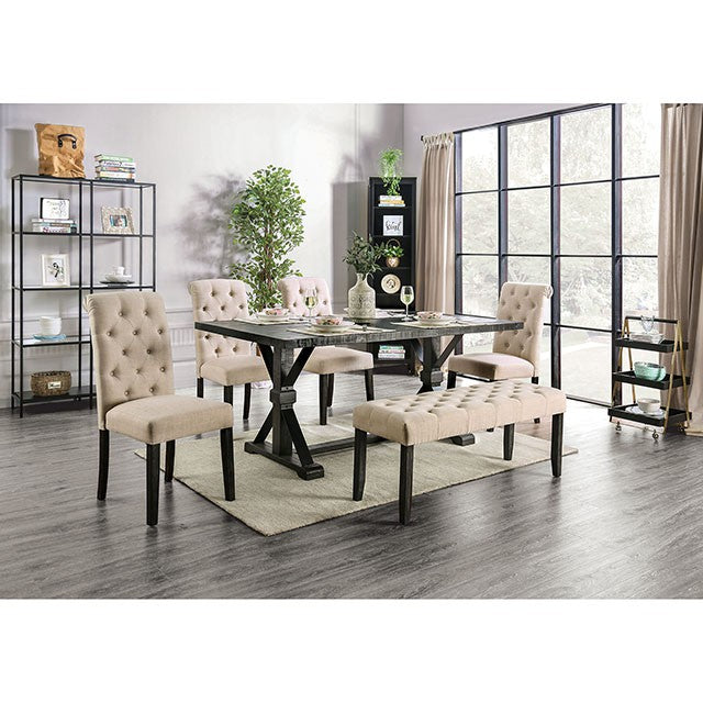 Alfred Dining Table Set - LATIN HOME FURNITURE - (POMONA,CA)