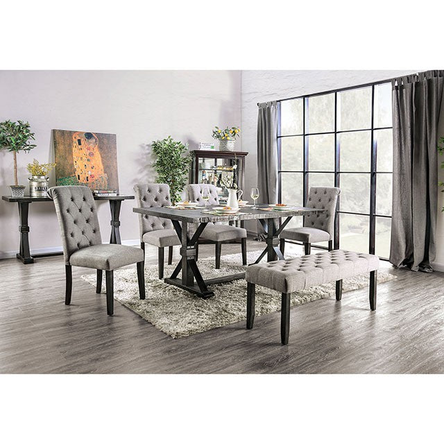 Alfred Dining Table Set - LATIN HOME FURNITURE - (POMONA,CA)