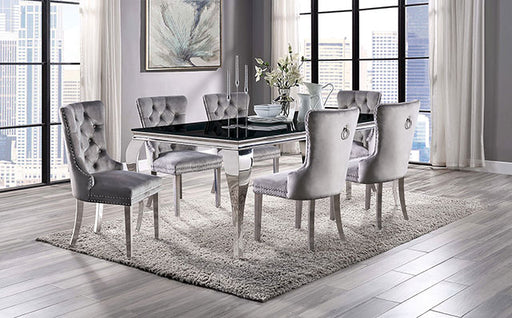 Neuveville 7 Pc Dining Table Set - LATIN HOME FURNITURE - (POMONA,CA)