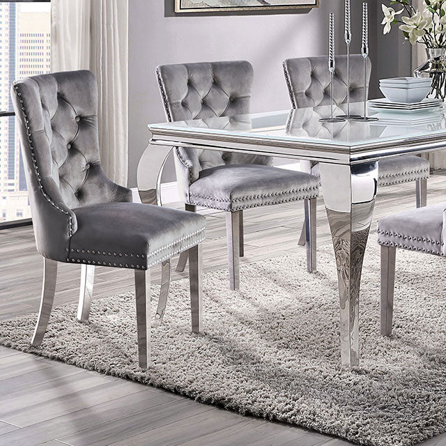 Neuveville 7 Pc Dining Table Set - LATIN HOME FURNITURE - (POMONA,CA)