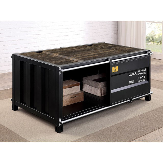 Dicargo Coffee Table Black - LATIN HOME FURNITURE - (POMONA,CA)