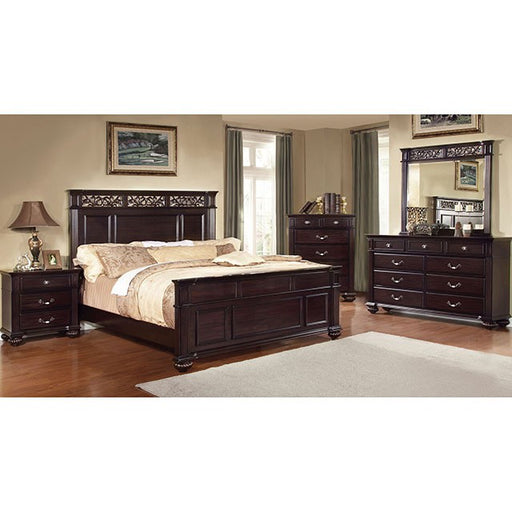 Syracuse E.King Bed - LATIN HOME FURNITURE - (POMONA,CA)