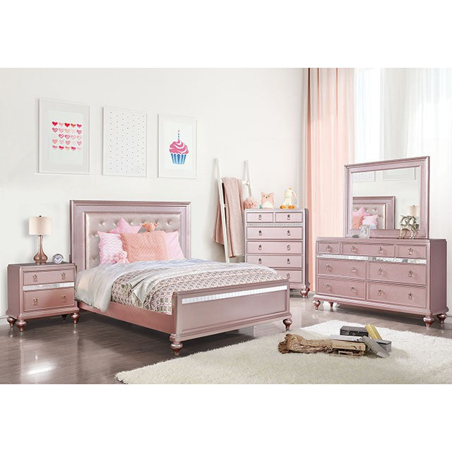 Avior 4 Pc Full Bedroom Set - LATIN HOME FURNITURE - (POMONA,CA)