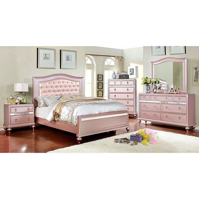 Ariston 4 Pc Bedroom Set - LATIN HOME FURNITURE - (POMONA,CA)