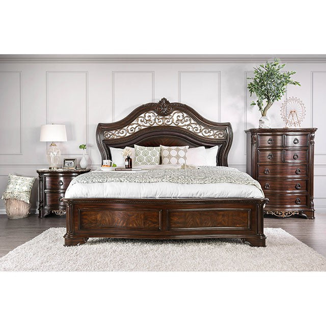 Menodora Queen Bedroom Set - LATIN HOME FURNITURE - (POMONA,CA)