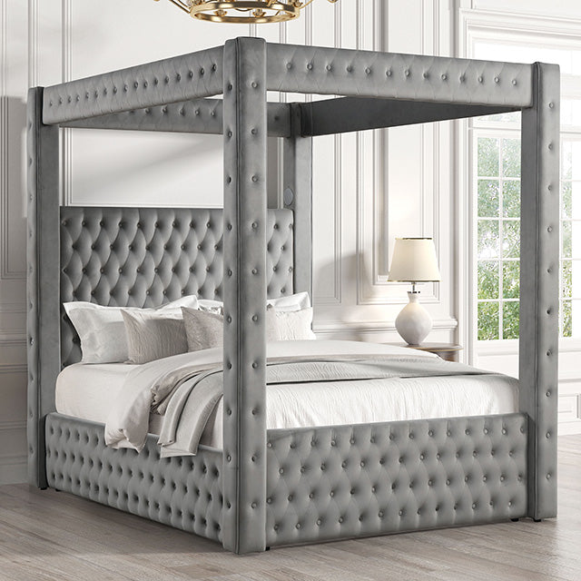 Etherea E.King & Queen Bed - LATIN HOME FURNITURE - (POMONA,CA)