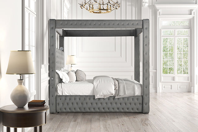 Etherea E.King & Queen Bed - LATIN HOME FURNITURE - (POMONA,CA)