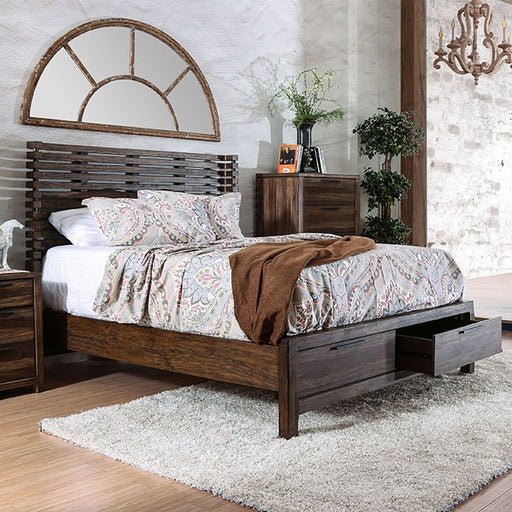 Hankinson E.King Bed - LATIN HOME FURNITURE - (POMONA,CA)