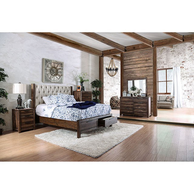 Hutchinson Bed - LATIN HOME FURNITURE - (POMONA,CA)