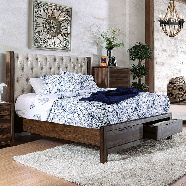 Hutchinson Bed - LATIN HOME FURNITURE - (POMONA,CA)