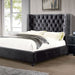 Cayla Cal.King, E.King, & Queen Bed Silver & Grey - LATIN HOME FURNITURE - (POMONA,CA)