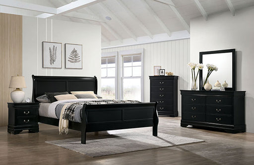 Louis Philippe Queen Bedroom Set - LATIN HOME FURNITURE - (POMONA,CA)