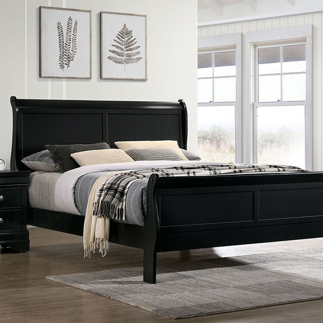 Louis Philippe Queen Bedroom Set - LATIN HOME FURNITURE - (POMONA,CA)