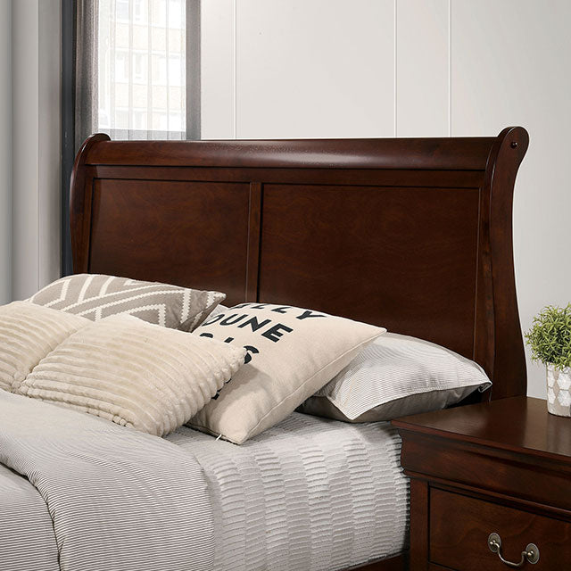 Louis Philippe Full, Twin, Full, & King Bed Black, Grey, Brown & White - LATIN HOME FURNITURE - (POMONA,CA)