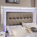 Brachium Queen Bedroom Set Silver - LATIN HOME FURNITURE - (POMONA,CA)