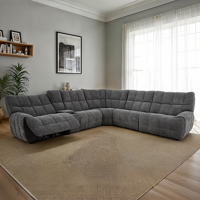 Southwold Power Sectional - LATIN HOME FURNITURE - (POMONA,CA)