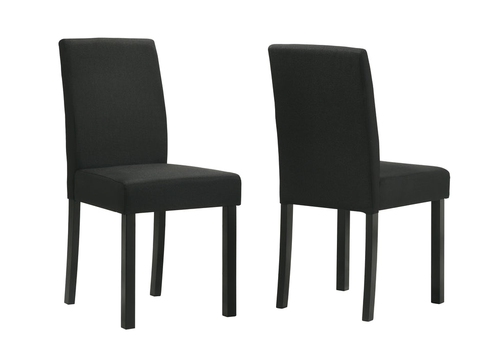 RESIA DINING CHAIR BLACK - LATIN HOME FURNITURE - (POMONA,CA)