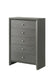 DENKER CHEST GUN METAL - LATIN HOME FURNITURE - (POMONA,CA)