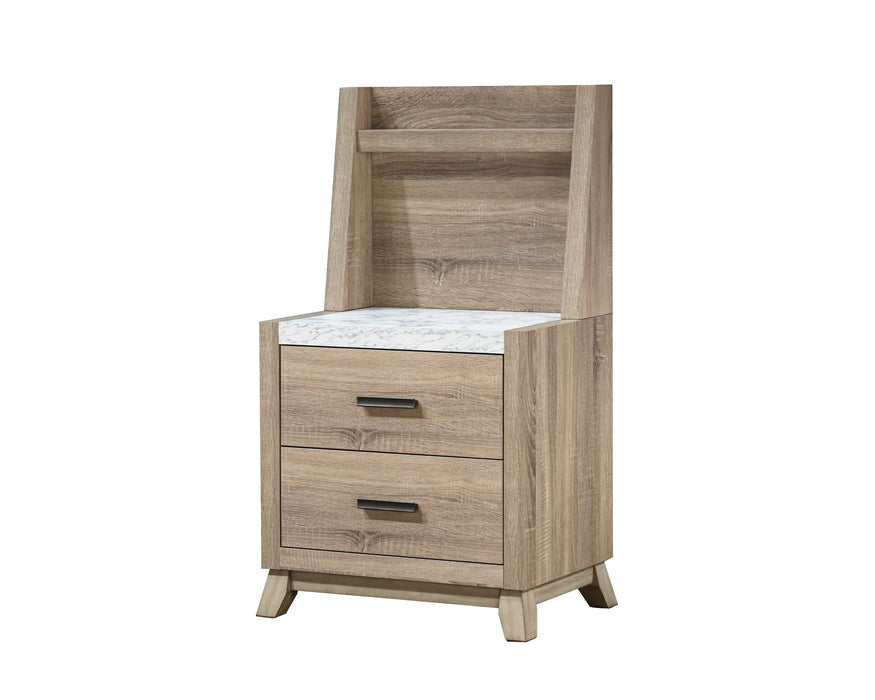 TILSTON NIGHTSTAND W/WALL PANEL