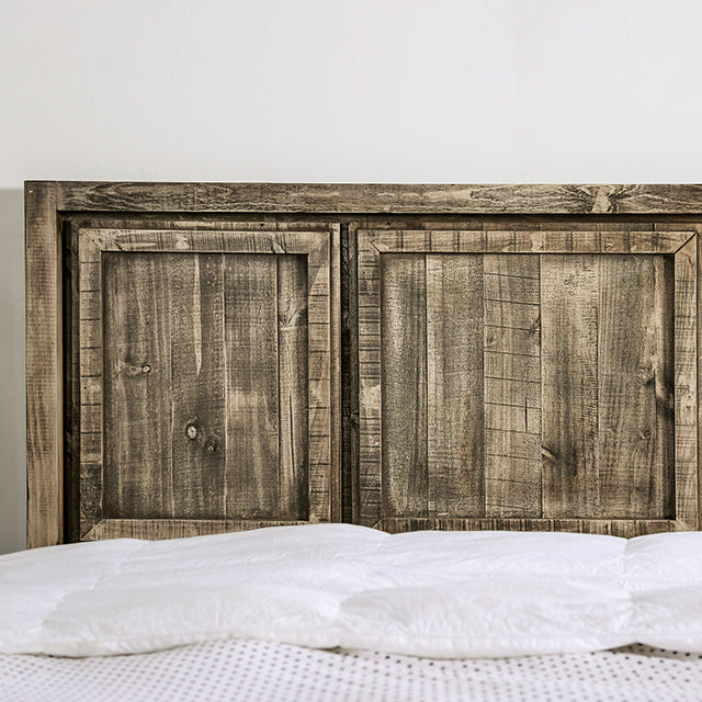 Oakridge E.King & Queen Bed - LATIN HOME FURNITURE - (POMONA,CA)