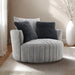 Hoople Channel Tufted Swivel Chair - LATIN HOME FURNITURE - (POMONA,CA)