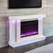 Dorrit 55" Electric Fire Place - LATIN HOME FURNITURE - (POMONA,CA)