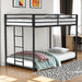 Rothwell Metal Bunk Bed Twin/ Full - LATIN HOME FURNITURE - (POMONA,CA)