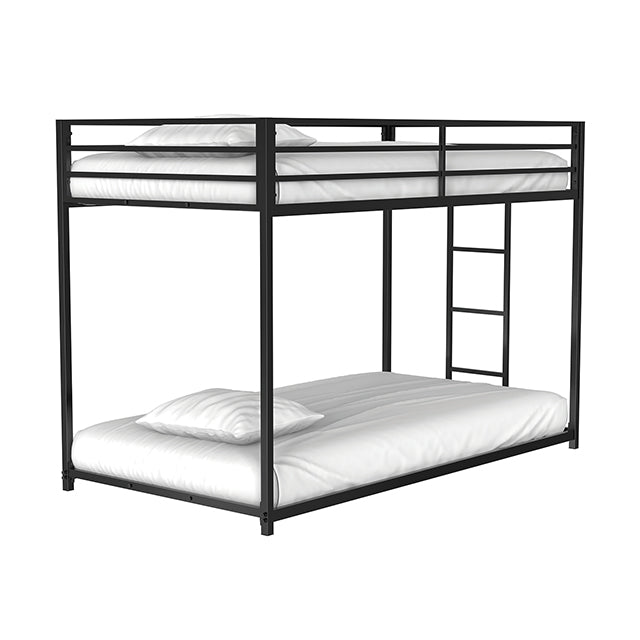 Rothwell Metal Bunk Bed Twin/ Full - LATIN HOME FURNITURE - (POMONA,CA)