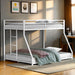 Rothwell Metal Bunk Bed Twin/ Full - LATIN HOME FURNITURE - (POMONA,CA)