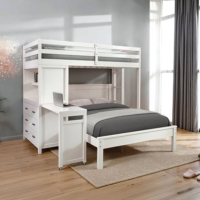 Aludra Loft Bed - LATIN HOME FURNITURE - (POMONA,CA)
