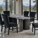 Selsey Dining Table, Black Stone Top - LATIN HOME FURNITURE - (POMONA,CA)