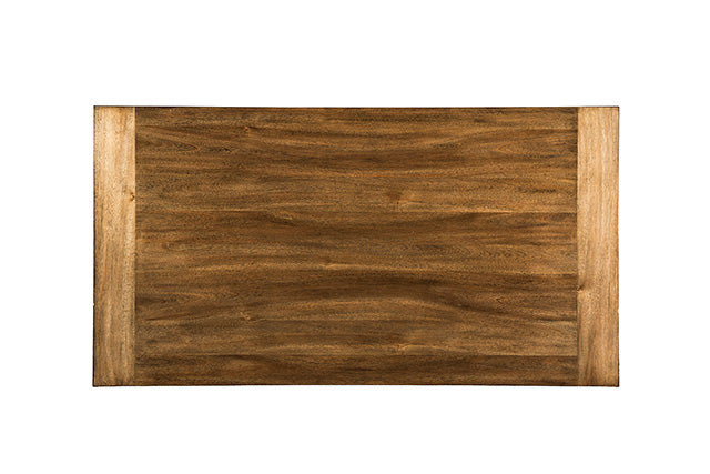 Losone Dining Table Set with Bench Rustic - LATIN HOME FURNITURE - (POMONA,CA)