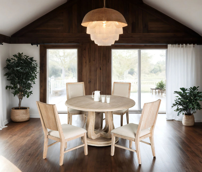 Orbetello 54" Round Dining Table - LATIN HOME FURNITURE - (POMONA,CA)